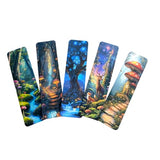 Autumn & Halloween Bookmark Set – Gothic Cute Witch, Pumpkin & Fall Designs Art Bookmarks for Readers, Journals & Gifts Spooky Cozy Academia Stationery