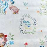Animal Cotton Fabric – 100% Cotton Poplin, 44” Wide – Animal Nursery Themed Material for Sewing, Quilting, Crafts, Kids Nature Fabric Baby Nursery
