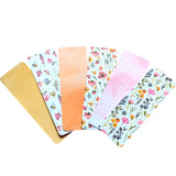 Aesthetic Bookmark Set – Lightweight Thin Paper Bookmarks – Floral, Pastel & Pattern Patterns – 6 to 15 Pack Gift Set for Readers
