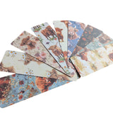 Aesthetic Bookmark Set – Lightweight Thin Paper Bookmarks – Floral, Pastel & Pattern Patterns – 6 to 15 Pack Gift Set for Readers