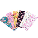 Aesthetic Bookmark Set – Lightweight Thin Paper Bookmarks – Floral, Pastel & Pattern Patterns – 6 to 15 Pack Gift Set for Readers