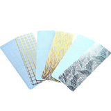 Aesthetic Bookmark Set – Lightweight Thin Paper Bookmarks – Floral, Pastel & Pattern Patterns – 6 to 15 Pack Gift Set for Readers