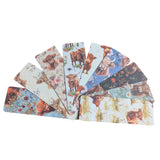 Aesthetic Bookmark Set – Lightweight Thin Paper Bookmarks – Floral, Pastel & Pattern Patterns – 6 to 15 Pack Gift Set for Readers