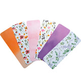 Aesthetic Bookmark Set – Lightweight Thin Paper Bookmarks – Floral, Pastel & Pattern Patterns – 6 to 15 Pack Gift Set for Readers