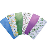 Aesthetic Bookmark Set – Lightweight Thin Paper Bookmarks – Floral, Pastel & Pattern Patterns – 6 to 15 Pack Gift Set for Readers