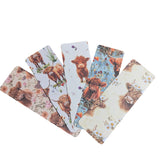 Aesthetic Bookmark Set – Lightweight Thin Paper Bookmarks – Floral, Pastel & Pattern Patterns – 6 to 15 Pack Gift Set for Readers