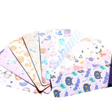 Autumn & Halloween Bookmark Set – Gothic Cute Witch, Pumpkin & Fall Designs Art Bookmarks for Readers, Journals & Gifts Spooky Cozy Academia Stationery