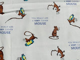 Animal Cotton Fabric – 100% Cotton Poplin, 44” Wide – Animal Nursery Themed Material for Sewing, Quilting, Crafts, Kids Nature Fabric Baby Nursery
