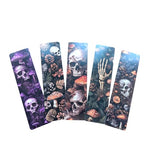 Autumn & Halloween Bookmark Set – Gothic Cute Witch, Pumpkin & Fall Designs Art Bookmarks for Readers, Journals & Gifts Spooky Cozy Academia Stationery