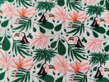 Animal Cotton Fabric – 100% Cotton Poplin, 44” Wide – Animal Nursery Themed Material for Sewing, Quilting, Crafts, Kids Nature Fabric Baby Nursery