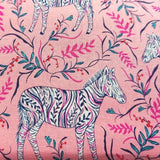 Animal Cotton Fabric – 100% Cotton Poplin, 44” Wide – Animal Nursery Themed Material for Sewing, Quilting, Crafts, Kids Nature Fabric Baby Nursery