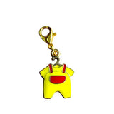 Baby Little Princess Charm Set with Lobster Clasps – Heart Bag Charms, Stitch Marker Accessories, Love Hearts Crown Planner Charms