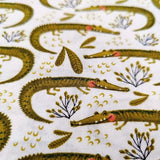 Animal Cotton Fabric – 100% Cotton Poplin, 44” Wide – Animal Nursery Themed Material for Sewing, Quilting, Crafts, Kids Nature Fabric Baby Nursery