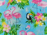 Animal Cotton Fabric – 100% Cotton Poplin, 44” Wide – Animal Nursery Themed Material for Sewing, Quilting, Crafts, Kids Nature Fabric Baby Nursery