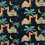 Animal Cotton Fabric – 100% Cotton Poplin, 44” Wide – Animal Nursery Themed Material for Sewing, Quilting, Crafts, Kids Nature Fabric Baby Nursery