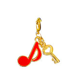 Baby Little Princess Charm Set with Lobster Clasps – Heart Bag Charms, Stitch Marker Accessories, Love Hearts Crown Planner Charms