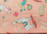 Animal Cotton Fabric – 100% Cotton Poplin, 44” Wide – Animal Nursery Themed Material for Sewing, Quilting, Crafts, Kids Nature Fabric Baby Nursery