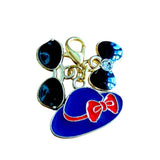 Baby Little Princess Charm Set with Lobster Clasps – Heart Bag Charms, Stitch Marker Accessories, Love Hearts Crown Planner Charms