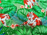 Animal Cotton Fabric – 100% Cotton Poplin, 44” Wide – Animal Nursery Themed Material for Sewing, Quilting, Crafts, Kids Nature Fabric Baby Nursery