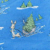 Animal Cotton Fabric – 100% Cotton Poplin, 44” Wide – Animal Nursery Themed Material for Sewing, Quilting, Crafts, Kids Nature Fabric Baby Nursery